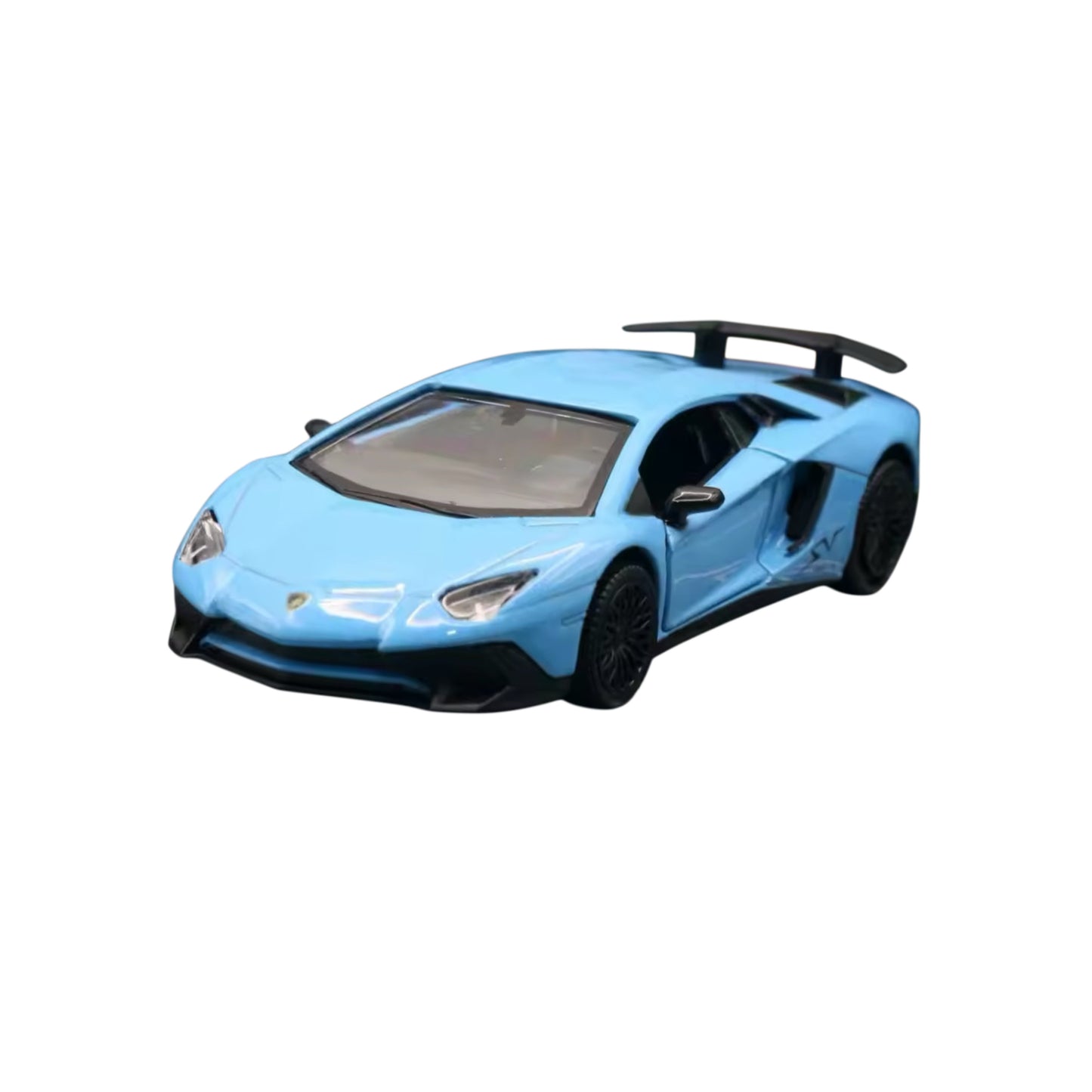 1/36 scale aventador sv toy in blue