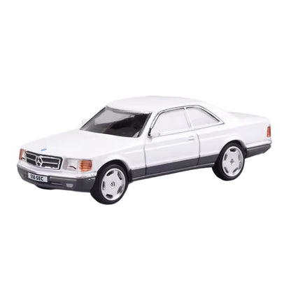 White Mercedes 500SEC Toy 1/64