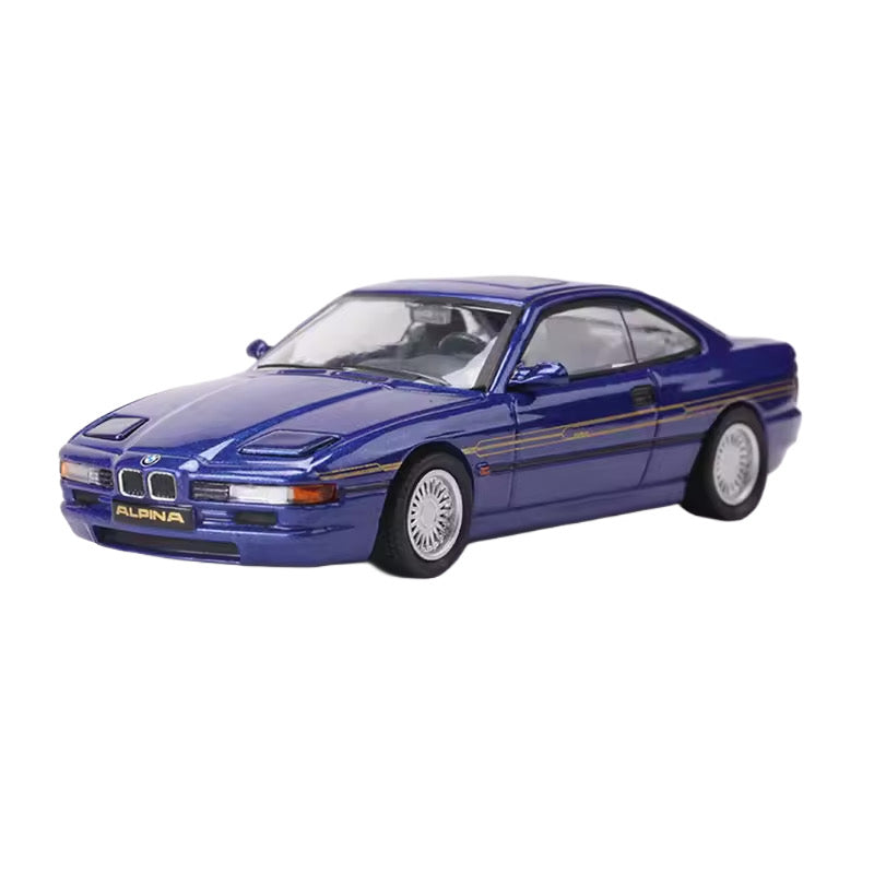 Blue BMW 850CSI Toy 1/64