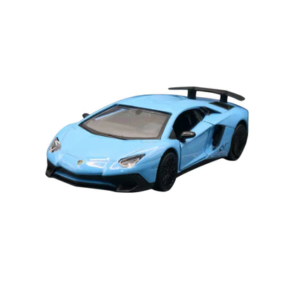1/36 scale aventador sv toy in blue