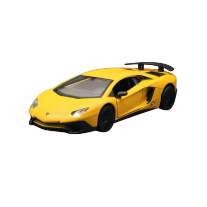 1/36 scale aventador sv toy in yellow