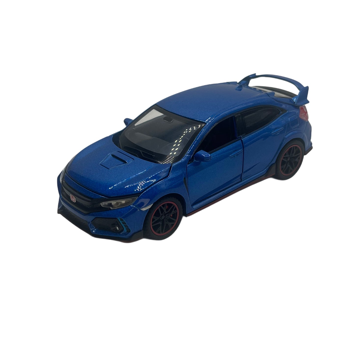 Blue Civic Type-R Toy with Black Wheels