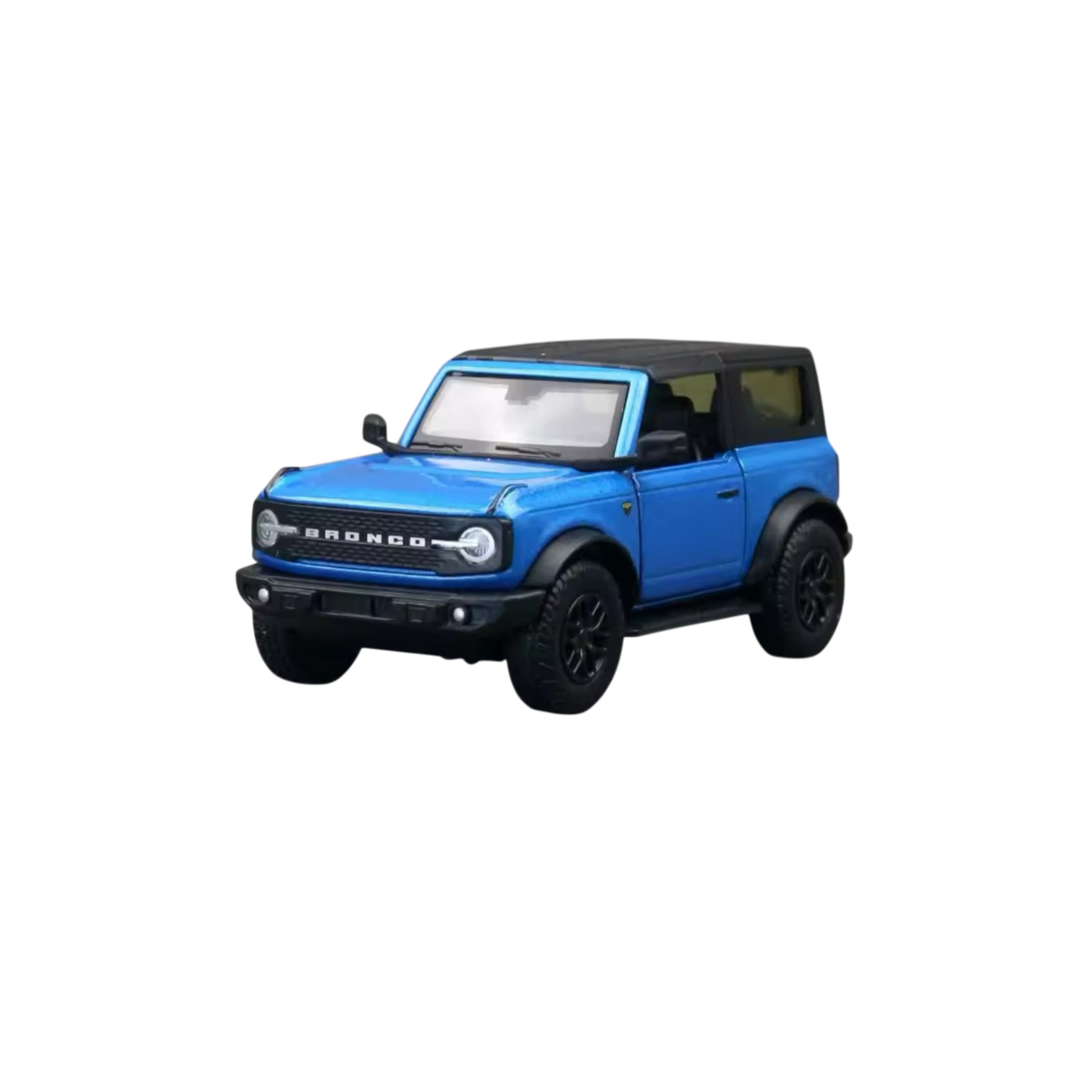 1/36 scale bronco toy in blue