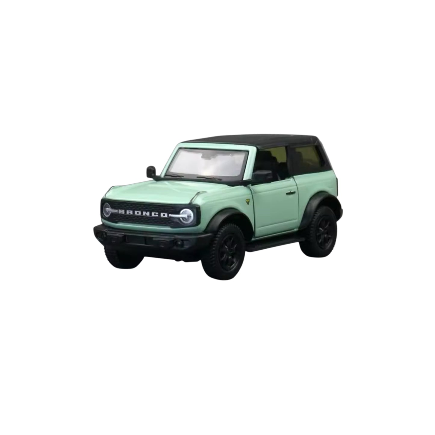 1/36 scale bronco toy in light green