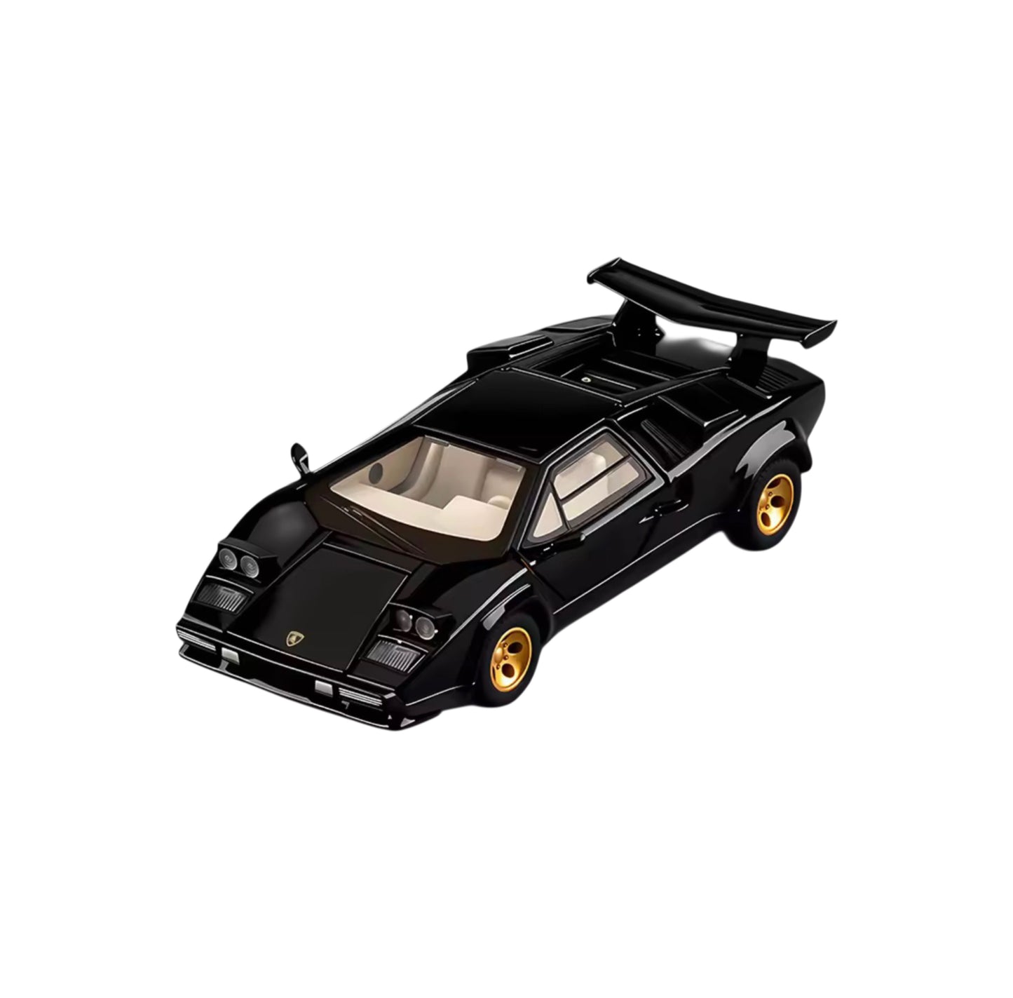 Black Lamborghini Countach Toy 1/32
