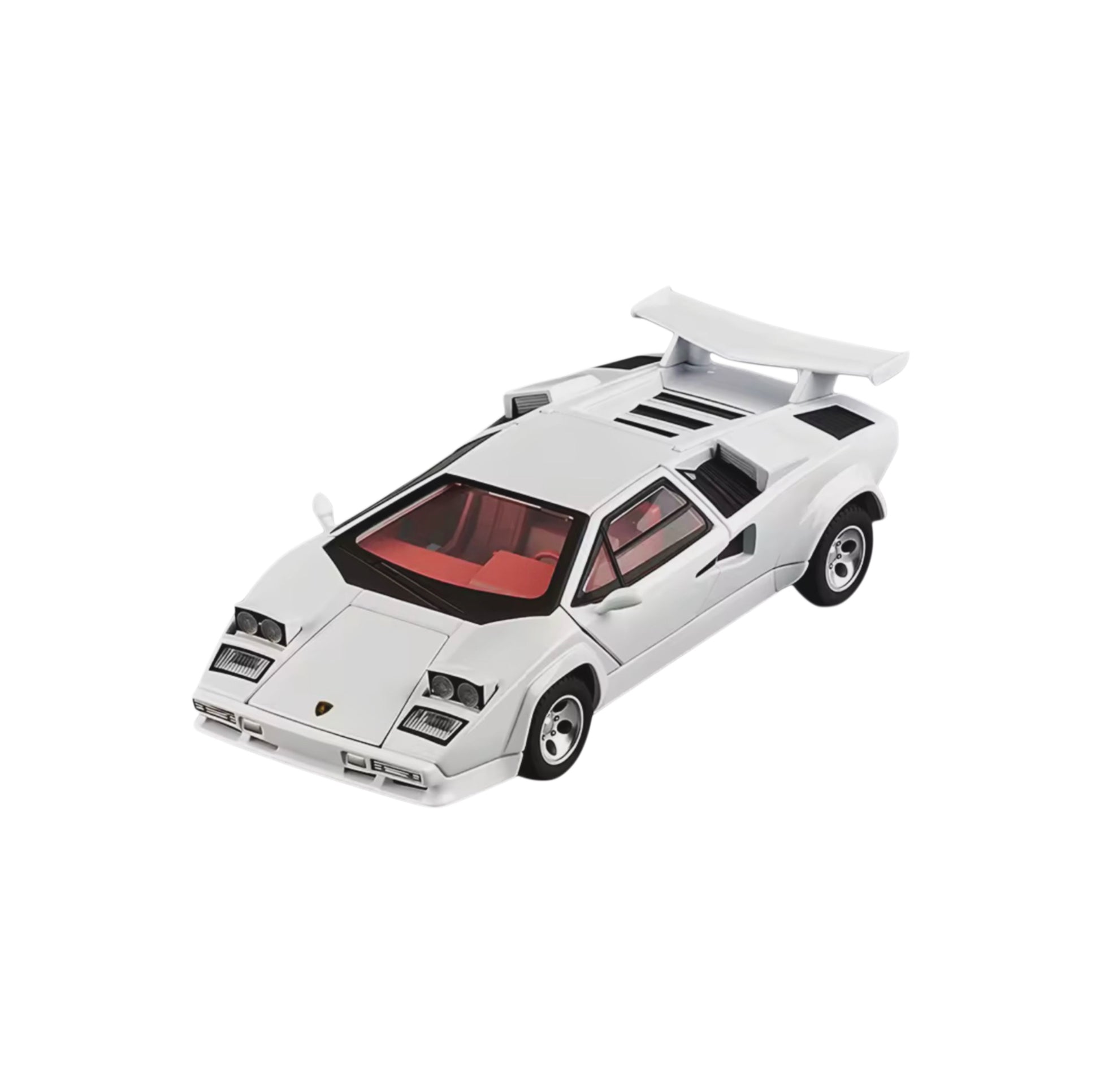 White Lamborghini Countach Toy 1/32