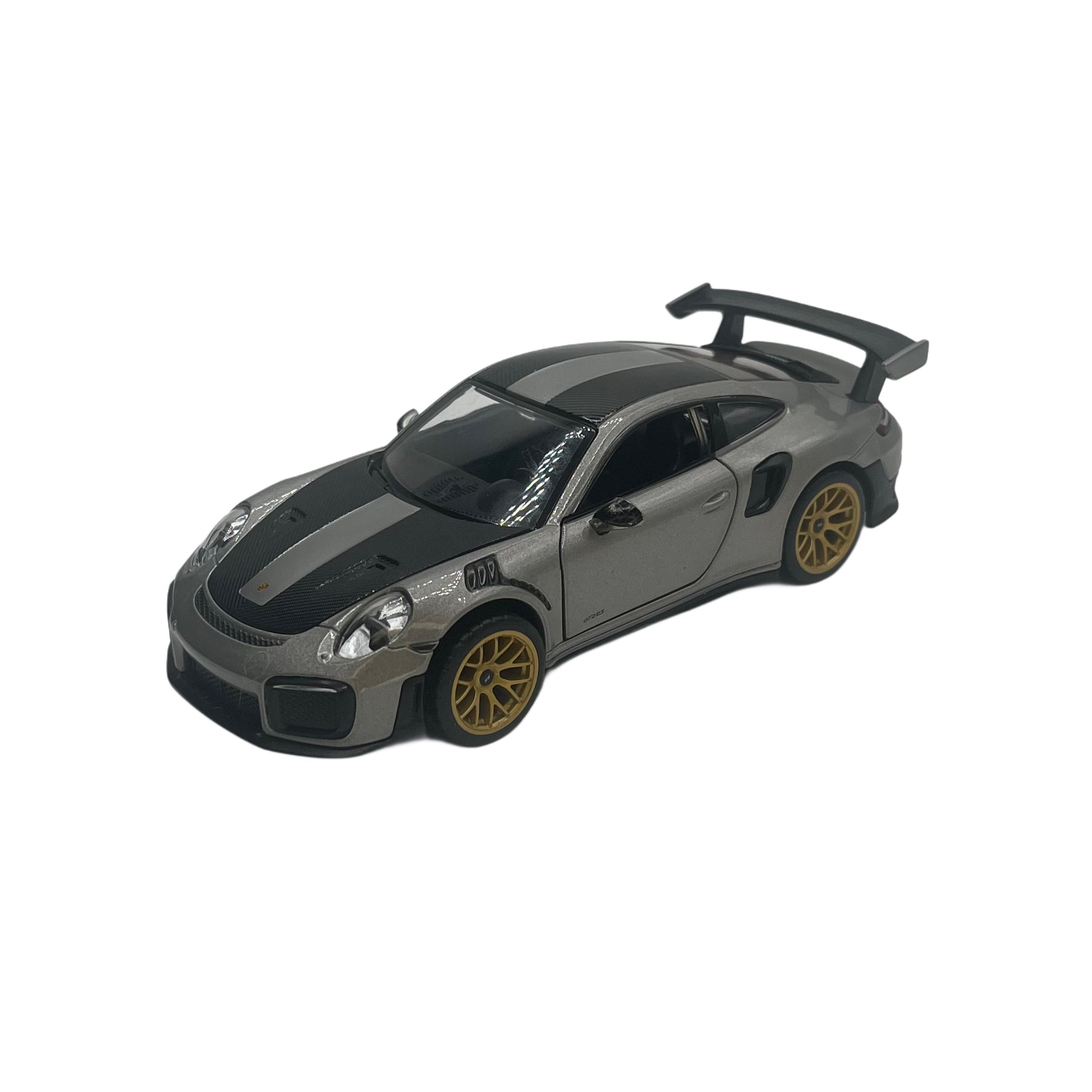 Grey GT2RS Toy with Bronze Wheels