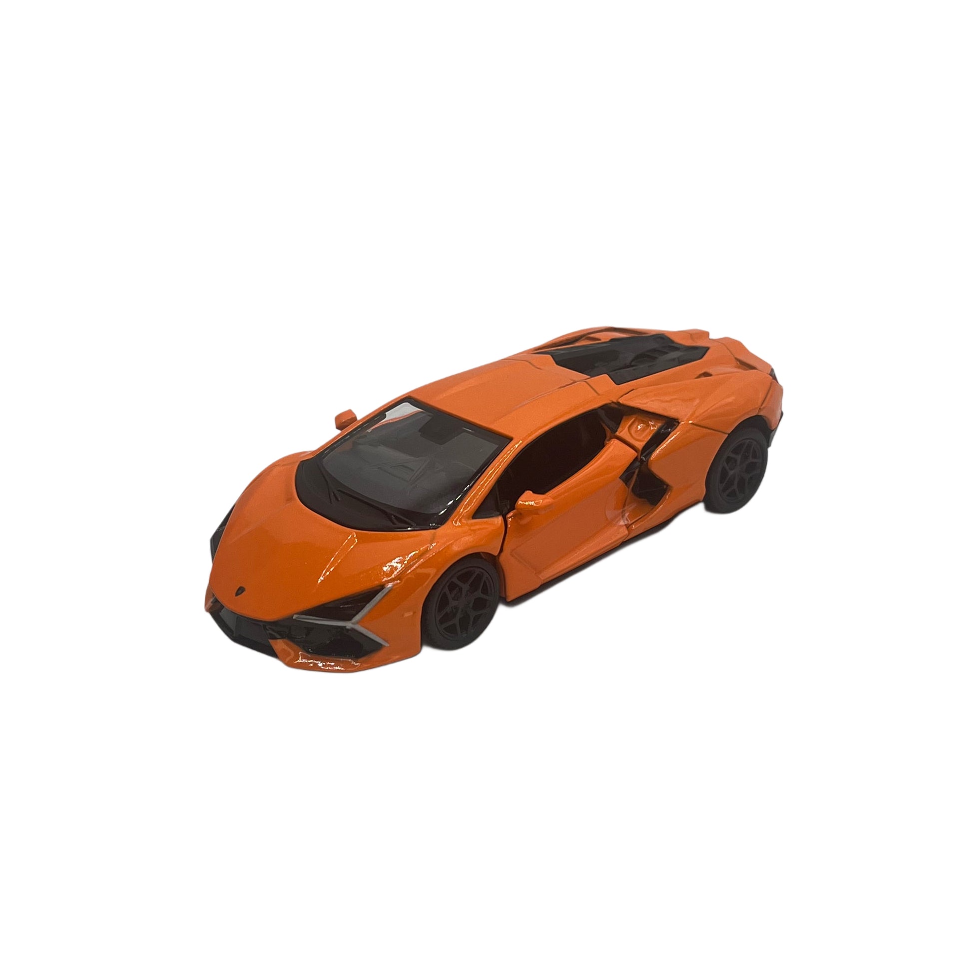 Orange Revuelto Toy with Black Wheels