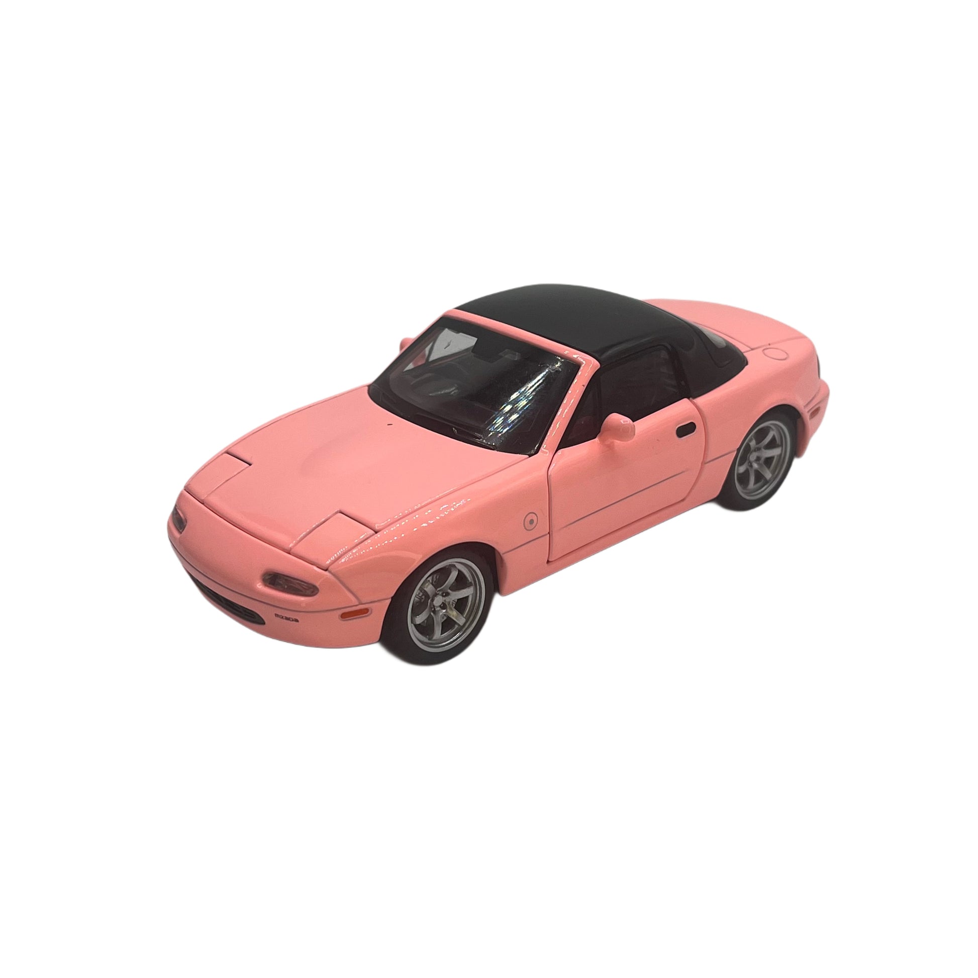 Pink Miata Toy with Silver Wheels