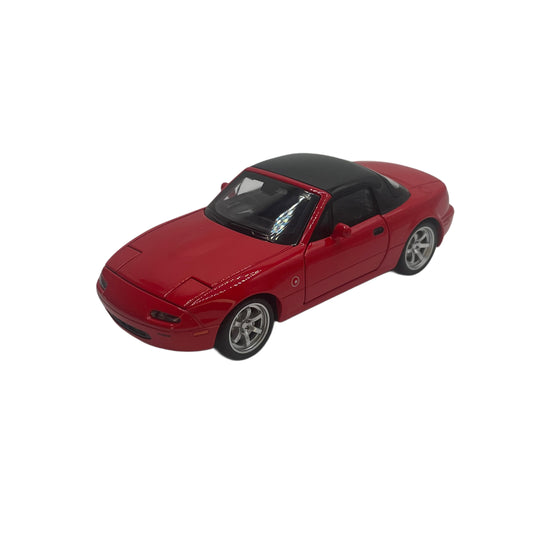 Red Miata Toy with Silver Wheels