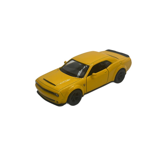 Yellow Hellcat Toy with Black Wheels